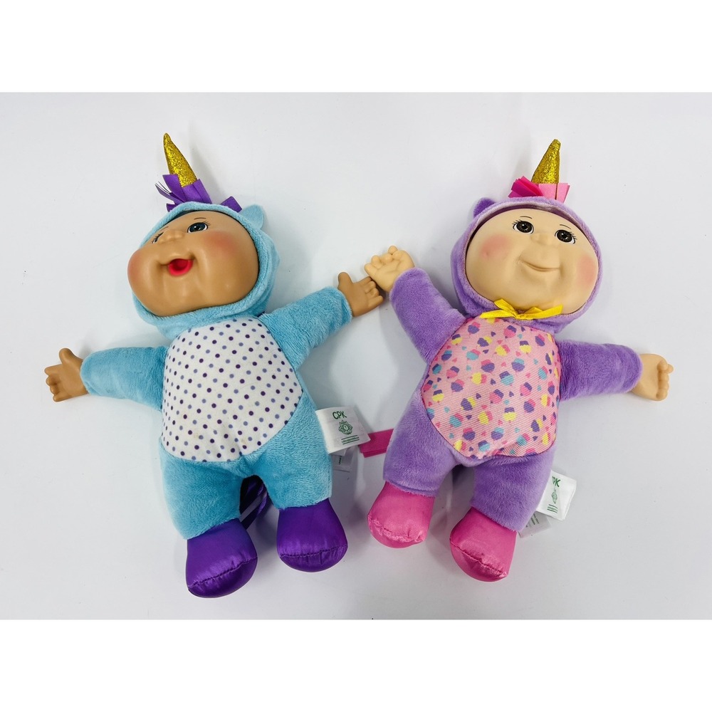 Cabbage Patch Cutie Dolls Helper Fantasy and Opal Unicorn JZ-57C JZ-78C
